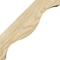 Ekena Millwork 4"W x 10"D x 10"H Funston Rough Sawn Knee Brace, Douglas Fir BRC04X10X10FST00RDF - alternate 2